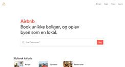 Desktop Screenshot of airbnb.dk