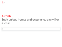 Tablet Screenshot of airbnb.com.au