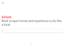 Tablet Screenshot of airbnb.co.uk