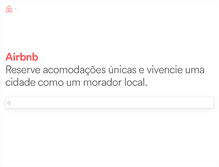 Tablet Screenshot of airbnb.com.br