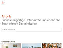 Tablet Screenshot of airbnb.ch